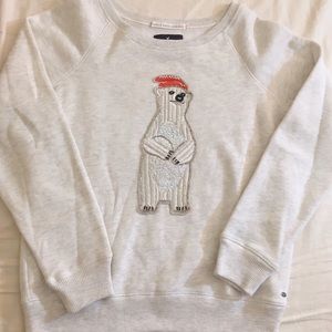 Polar bear sequin sweater
